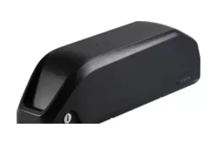 48V down-tube shark-style e-bike battery pack enclosure of the type used for the Lizo Power KT-E09 platform
