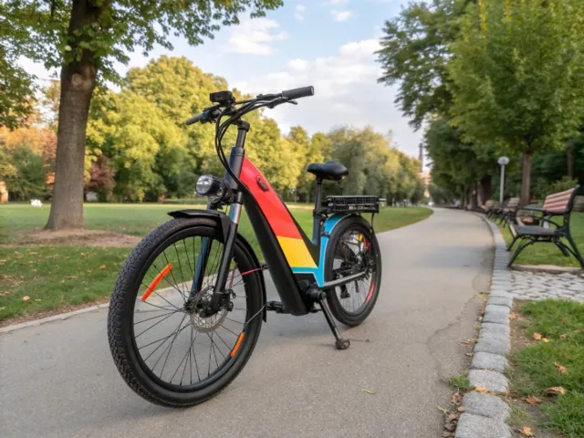 Lizo Power 52V integrated-frame e-bike battery pack fitted inside an electric bike down tube