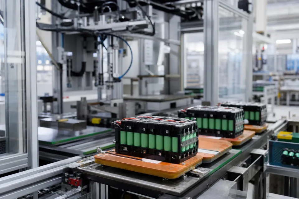 Mass production line for e-bike battery packs